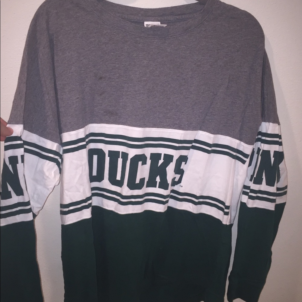 PINK Oregon Ducks Crewneck!!