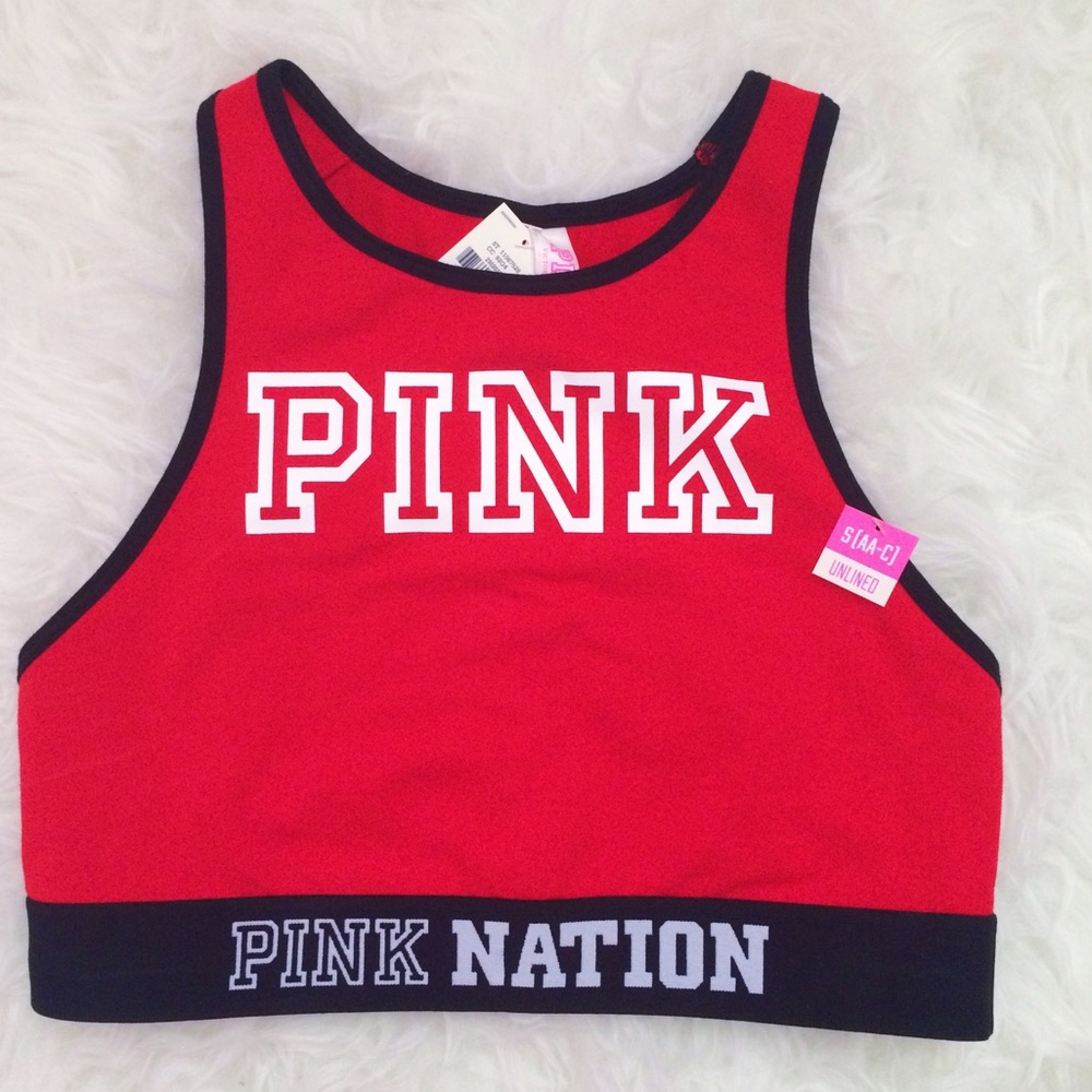 PINK Victoria's Secret Red Bra Top - Picture 2 of 2