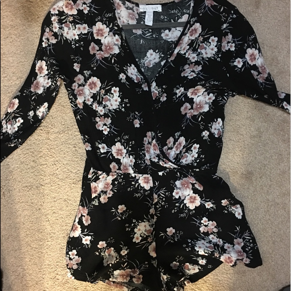 Floral romper from tillys