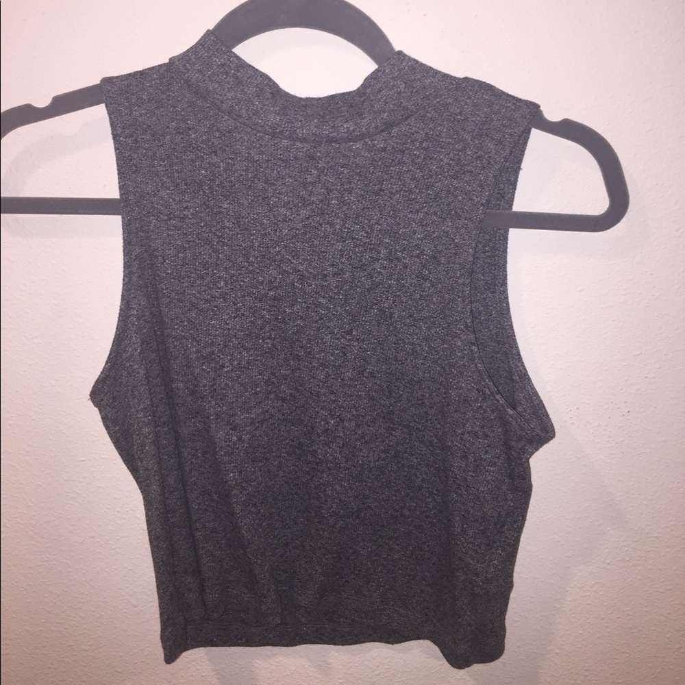 H AND M high neck, crop tank!