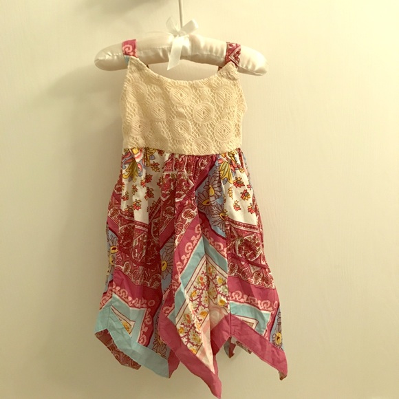 Anthro style baby handkerchief dress - Picture 2 of 4