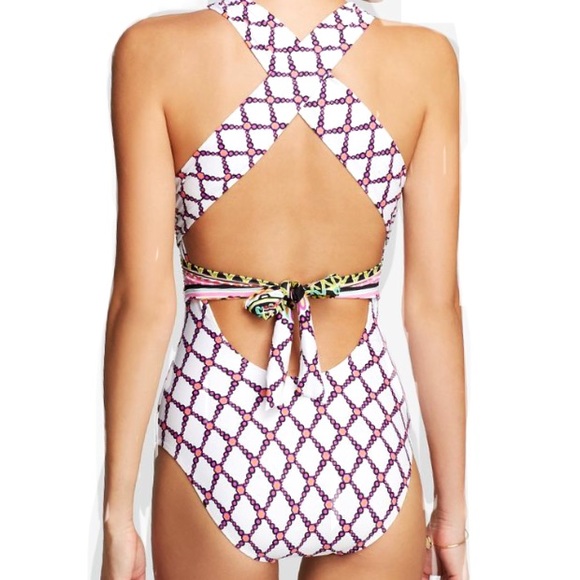 Maillot One Piece SWIMSUIT Kon Tiki Print Monokini - Picture 2 of 4