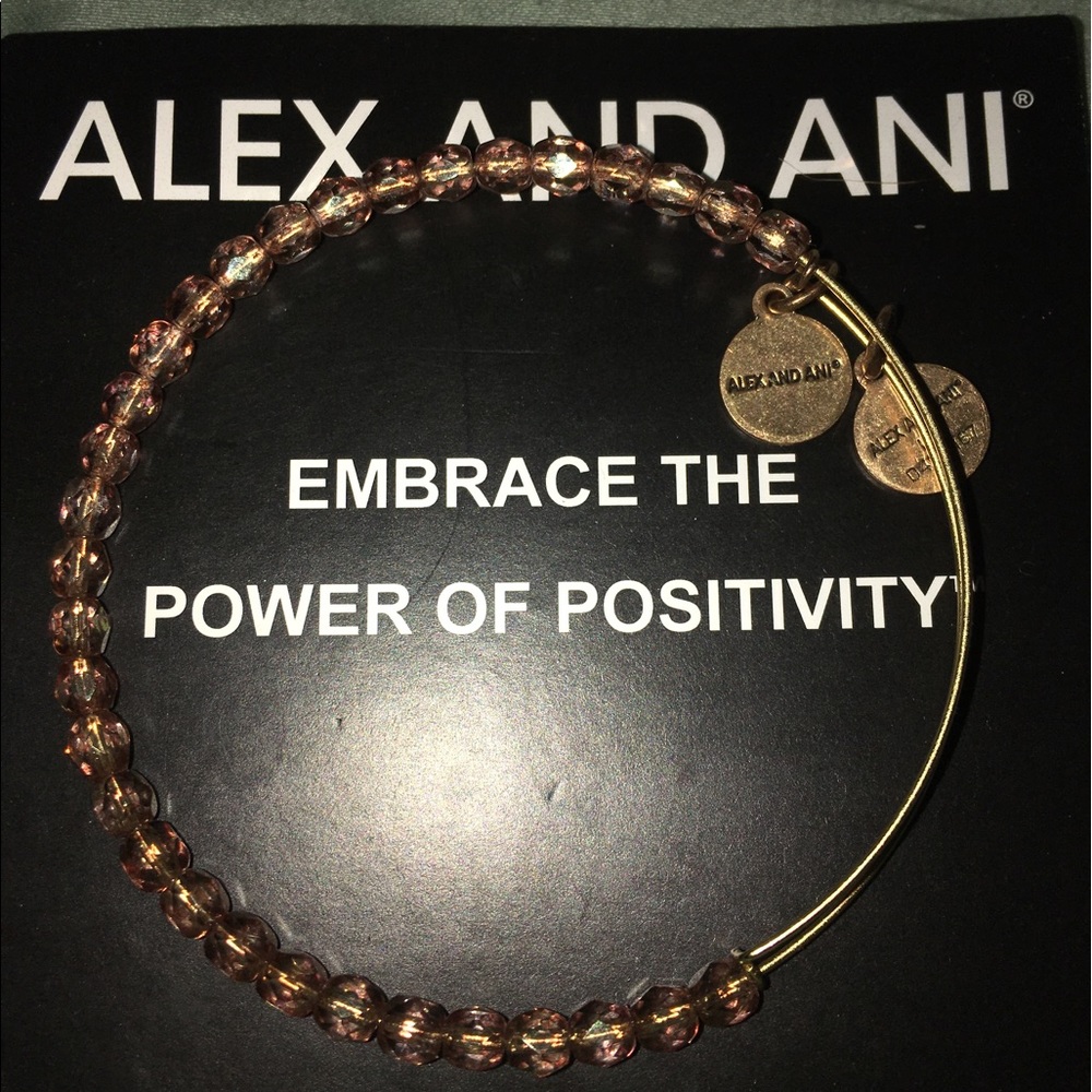 Alex and Ani Rafaelian Gold Beaded Bracelet