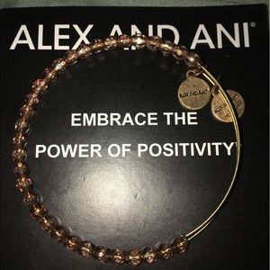 Alex and Ani Rafaelian Gold Beaded Bracelet