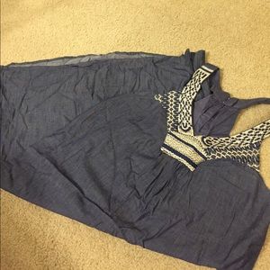 Old Navy denim dress with embroidery