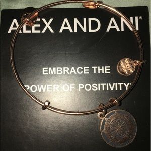 Alex and Ani Rafaelian Gold Compass Bracelet