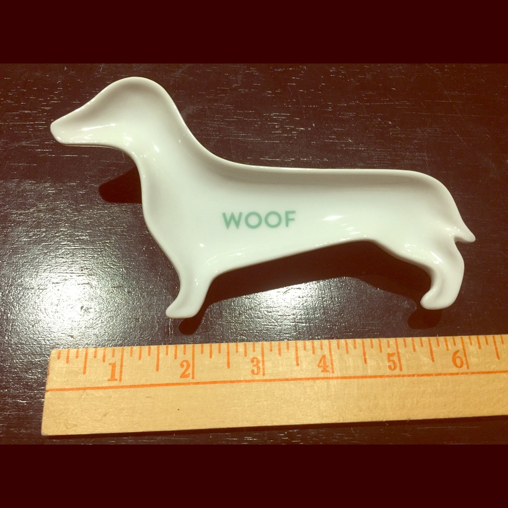 NWT Dachshund Ceramic Tray