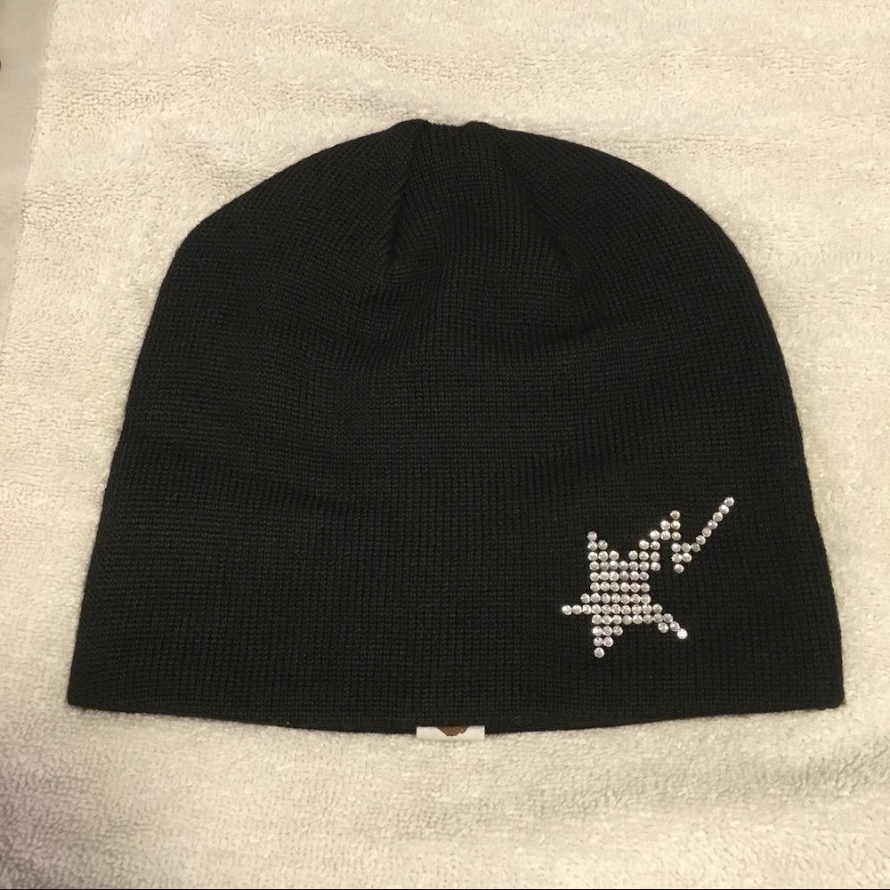 BAPE KIDS swarovski beanie black