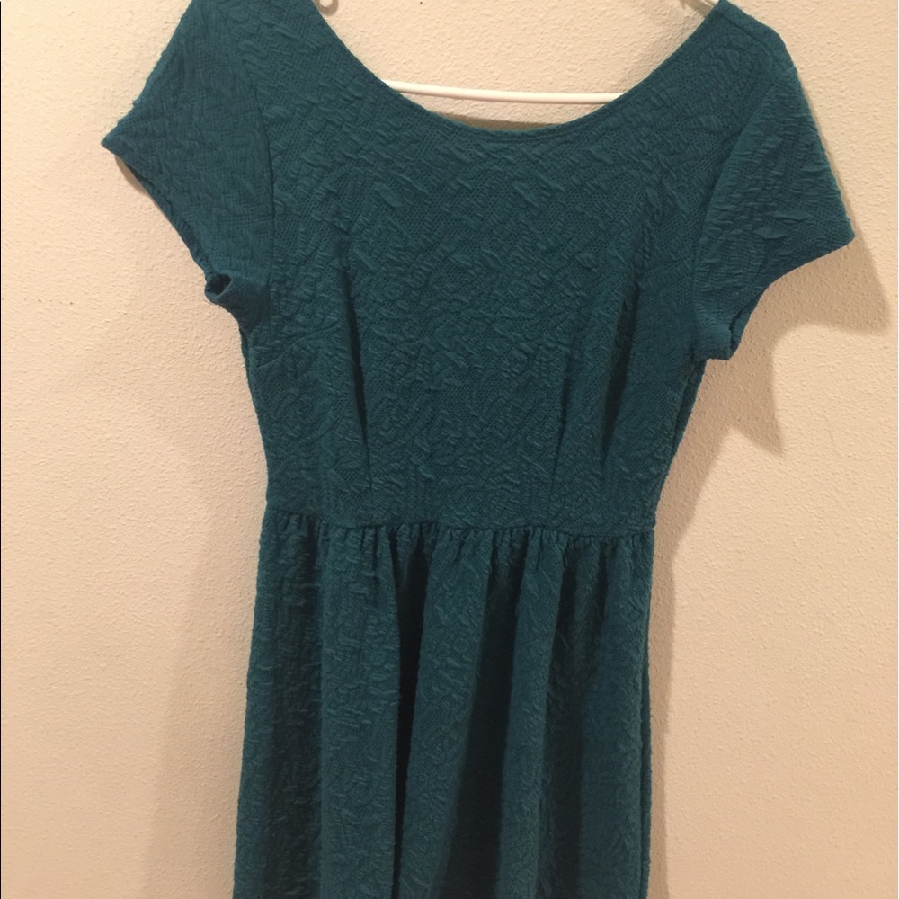 Teal Floral mini dress!!