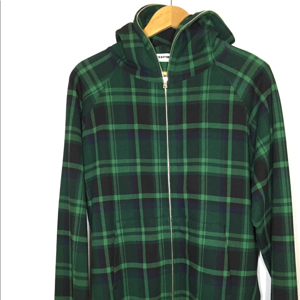 A Bathing Ape “Shibuya Plaid” Hoody Zip Up
