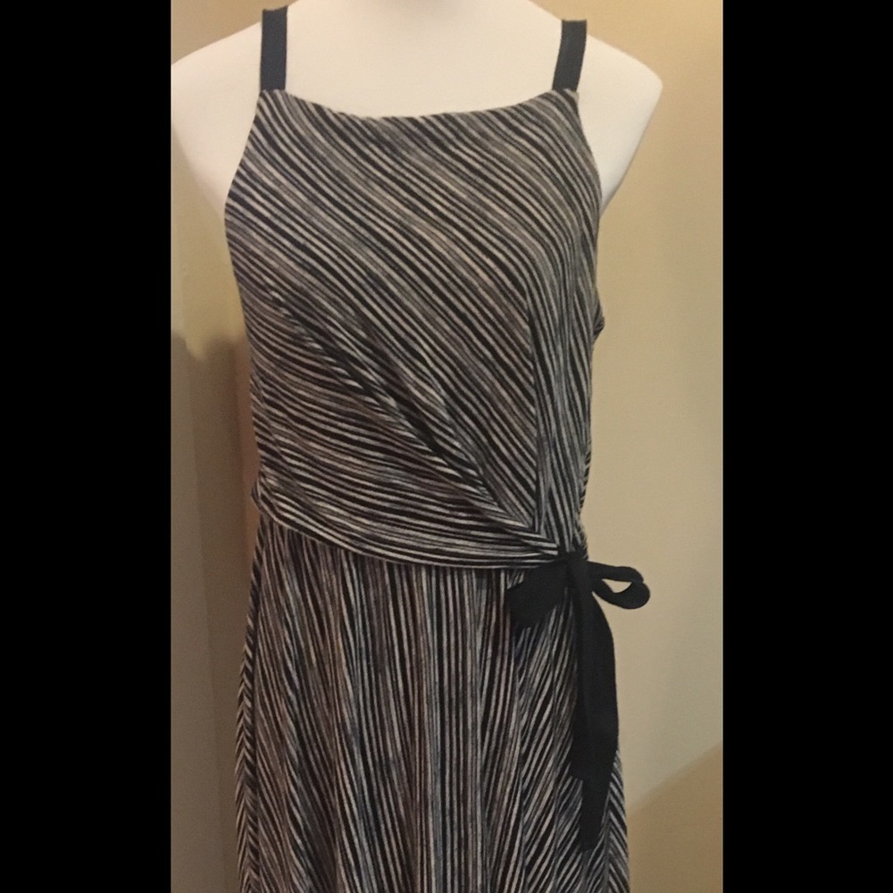 Anthropology Maeve Black/White Maxi