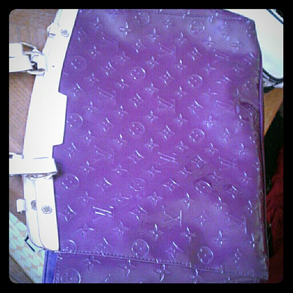 Louis vuitton purple handbag