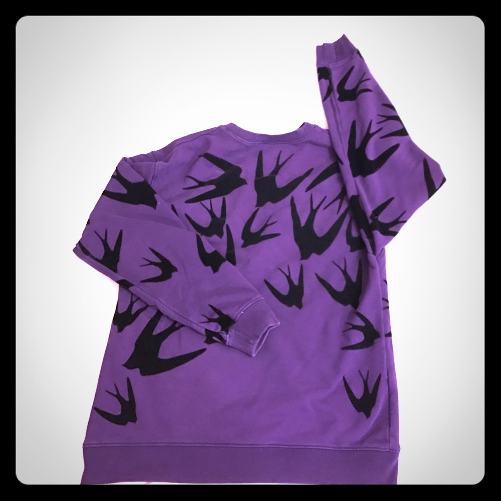Alexander McQueen Purple Sweatshirt