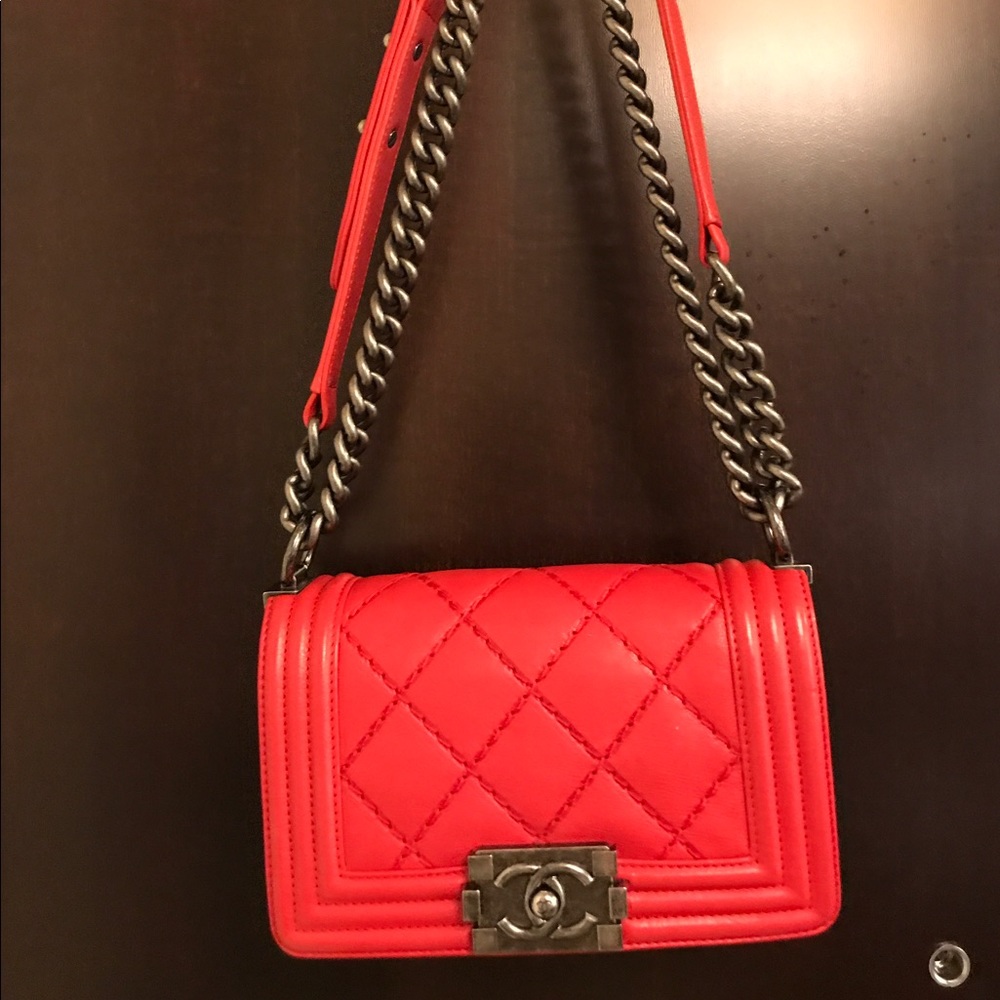 Chanel Small Orange Leboy
