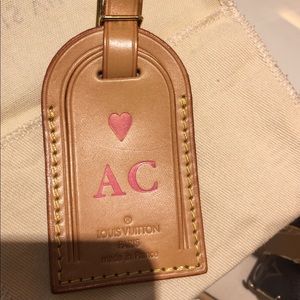 ❤️SOLD❤️Luggage tag with clip