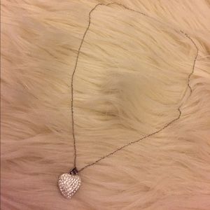 Diamond heart necklace