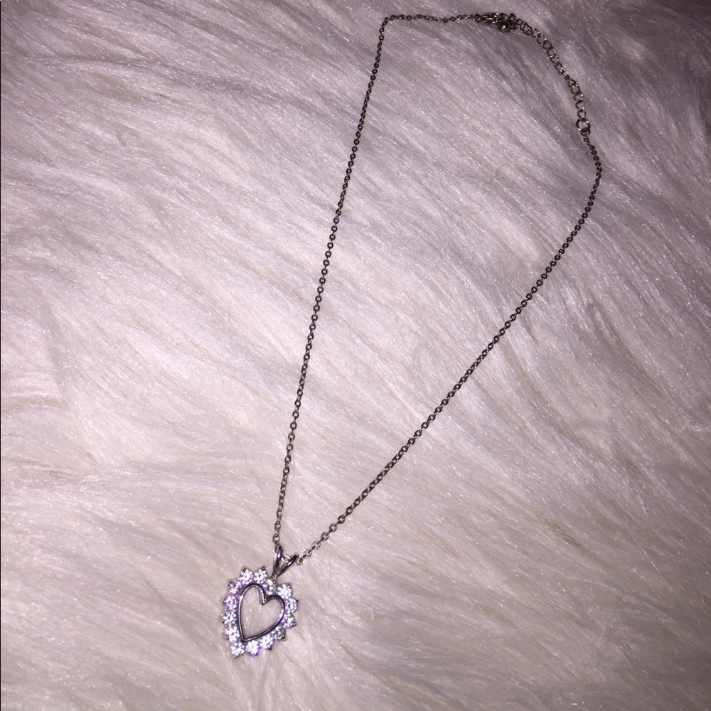 Diamond heart necklace