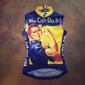 Rosie the Riveter NWT Cycling Jersey