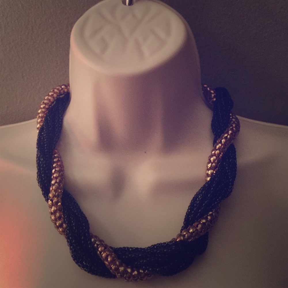 Black & Gold Necklace NWOT