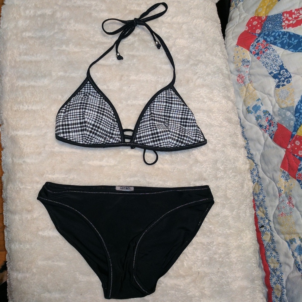 NWOT Koton brand plaid tartan bikini - Picture 1 of 6