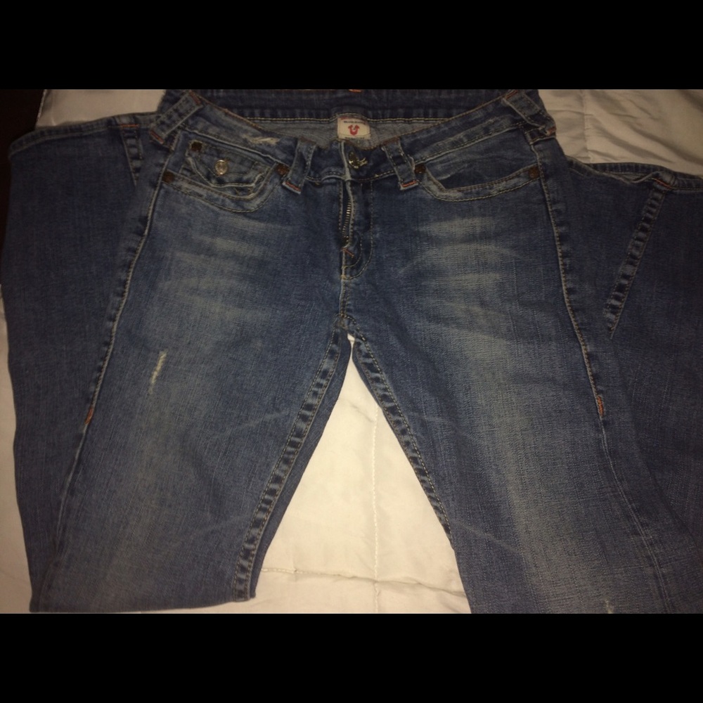 True Religion size 30 women's bell bottoms