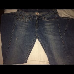 True Religion size 30 women's bell bottoms