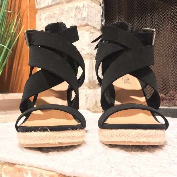 STRAPPY WEDGE ESPADRILLE SANDALS - Picture 5 of 7