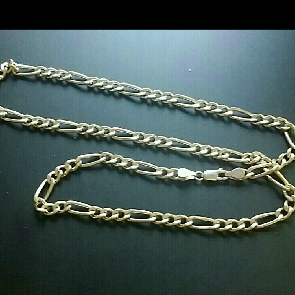 Italian Sterling Silver Necklace - 22" L