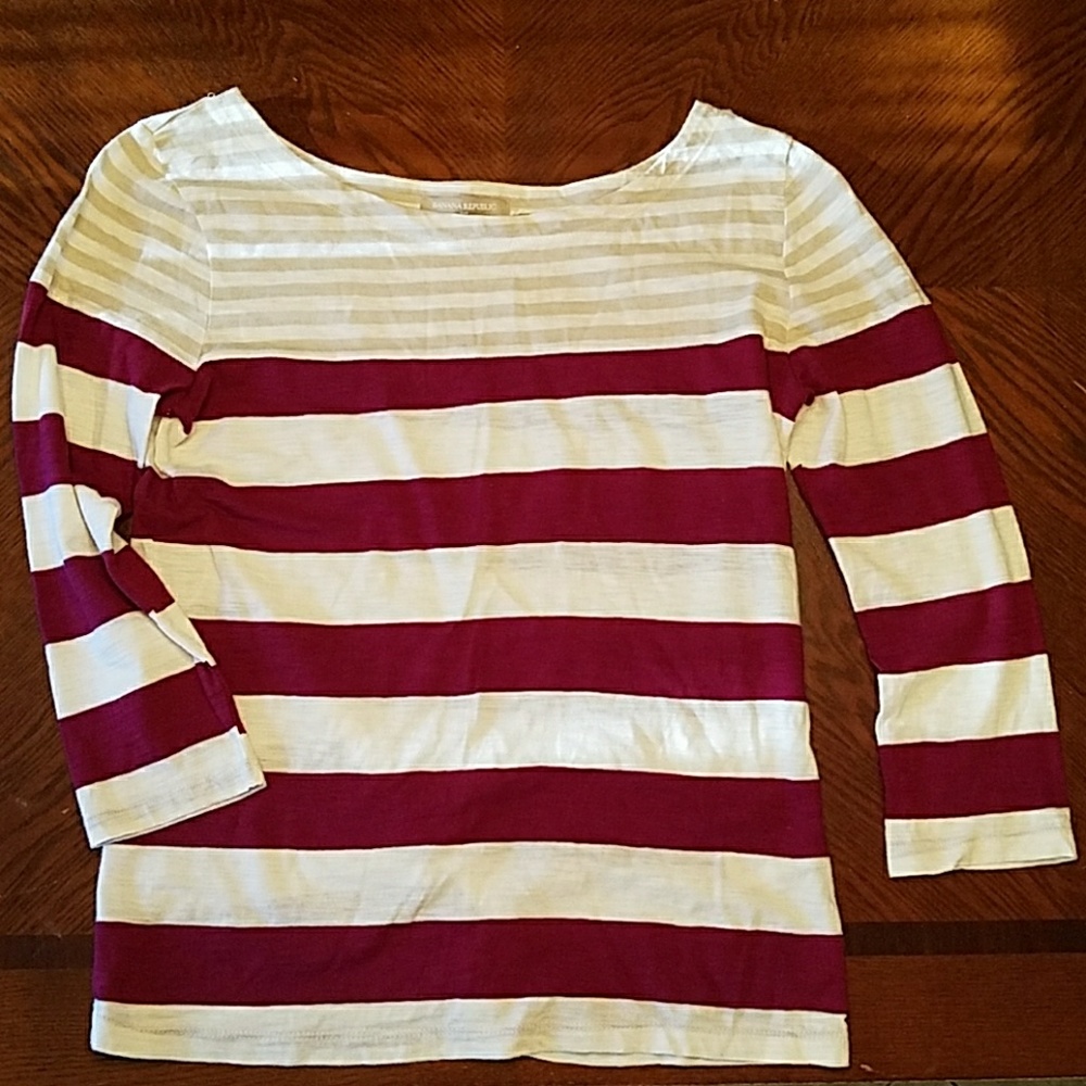 Banana Republic 3/4 length shirt