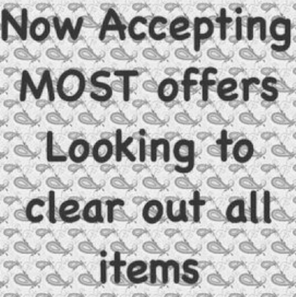 CLOSET CLEAR OUT