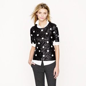 J Crew sequin shirt