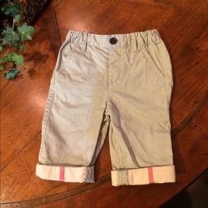 Burberry boy's pants size 6 months