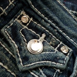 True Religion Jeans with Swivorski Detailing
