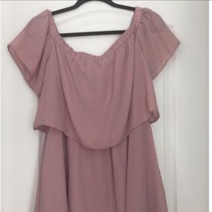 NWT super cute blush asos dress