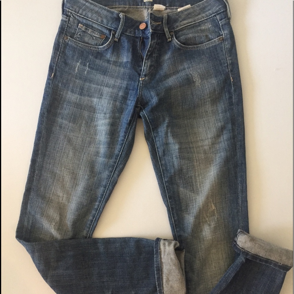 Straight leg cuffed jeans - Picture 2 of 2
