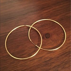 Infinity Gold Hoops