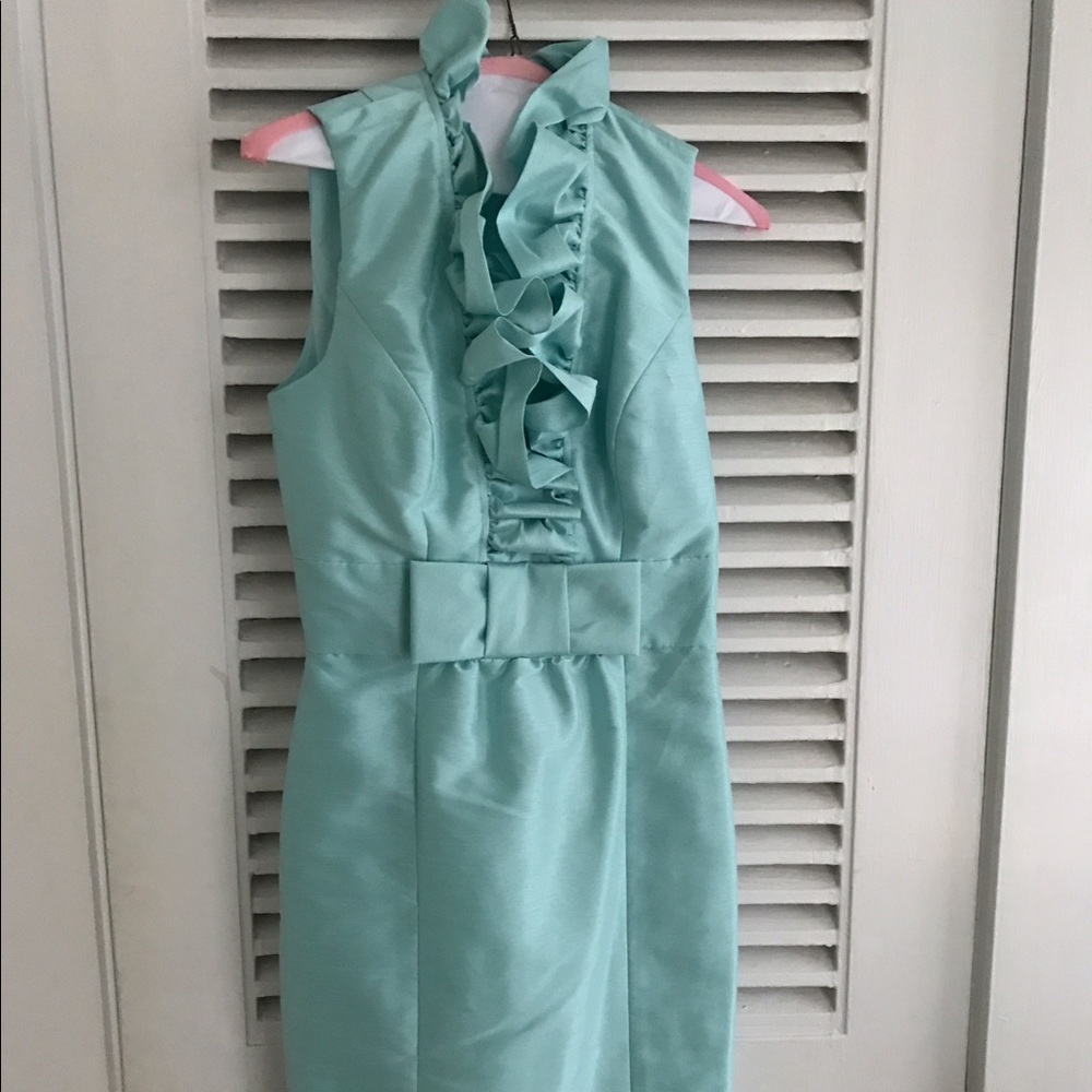 Silk shantung dress