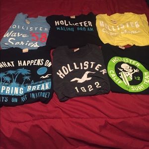 New hollister shirts $10 each or $40 for all 6