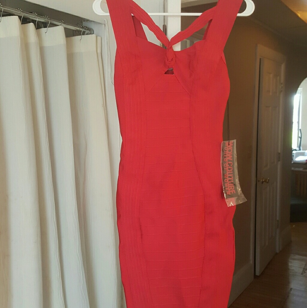 Wow Couture Red Bandage Dress