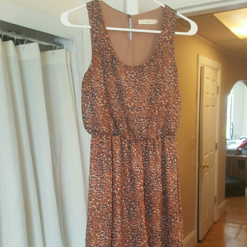 Lush Animal Print Dress
