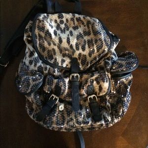 Cute summer beach bag or backpack is a mini