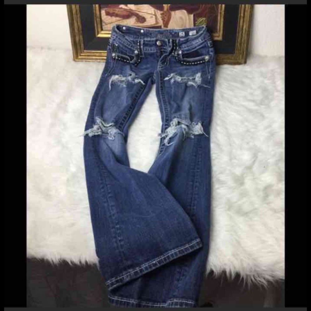 Distressed Miss Me Jeans