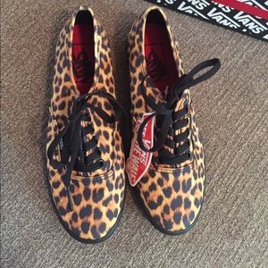 BNWT Leopard Print Vans!