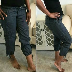 Apt 9  Utility Capri Charcoal Grey