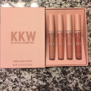 KKW x Kylie Cosmetics Creme Liquid Lipstick set