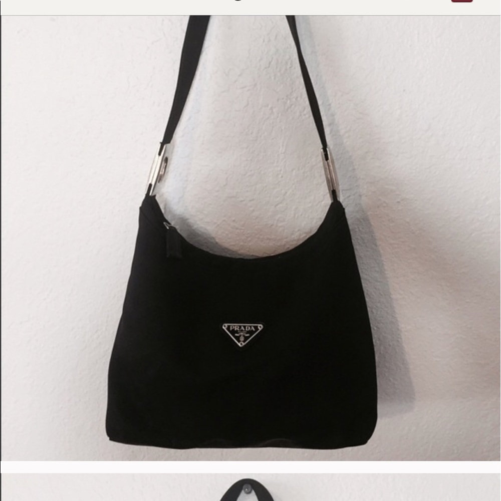 ISO Prada nylon hand bag