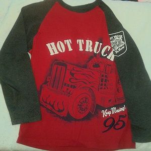 **Sold** 🎒📚🖍 Raglan Truck Shirt * Bts School! *