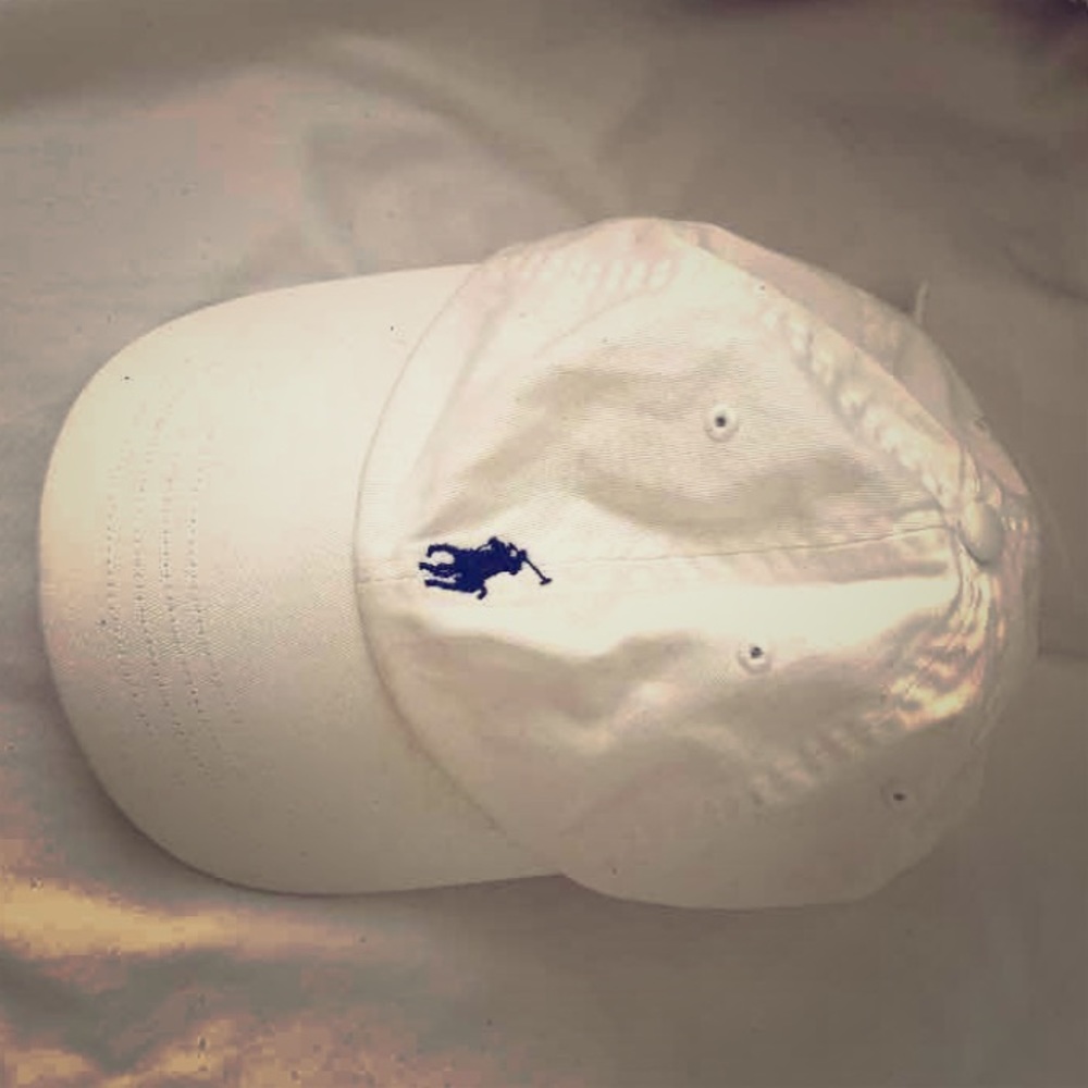 White polo hat
