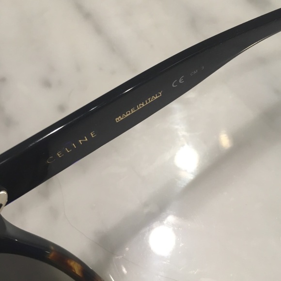 Celine Shadow Aviator- tortoise