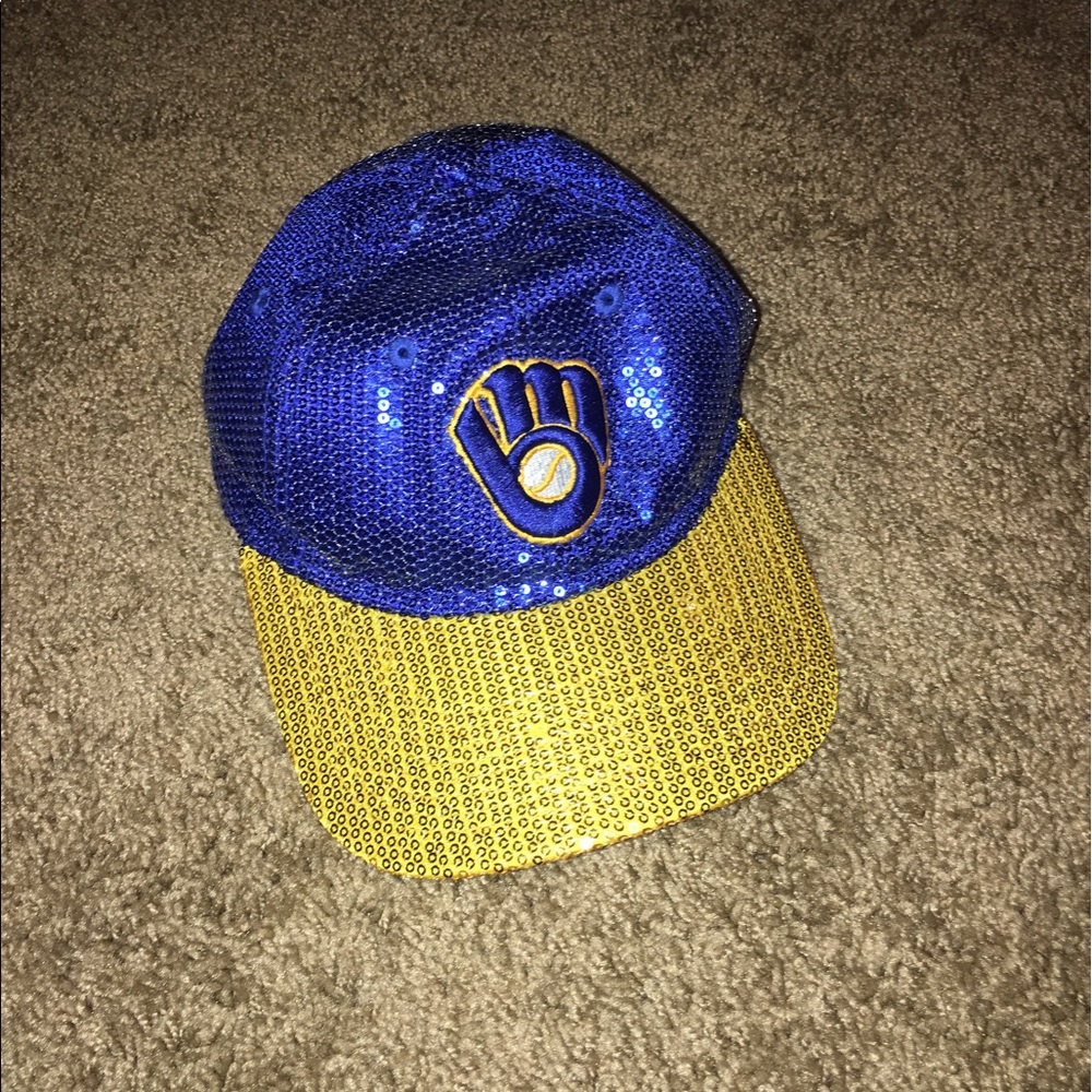 Victoria's Secret Pink Brewer Sequin Hat